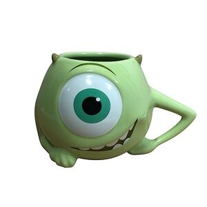 DISNEY PARKS AUTHENTIC MIKE WAZOWSKI MONSTERS INC FIGURAL COFFEE MUG CUP 20 oz